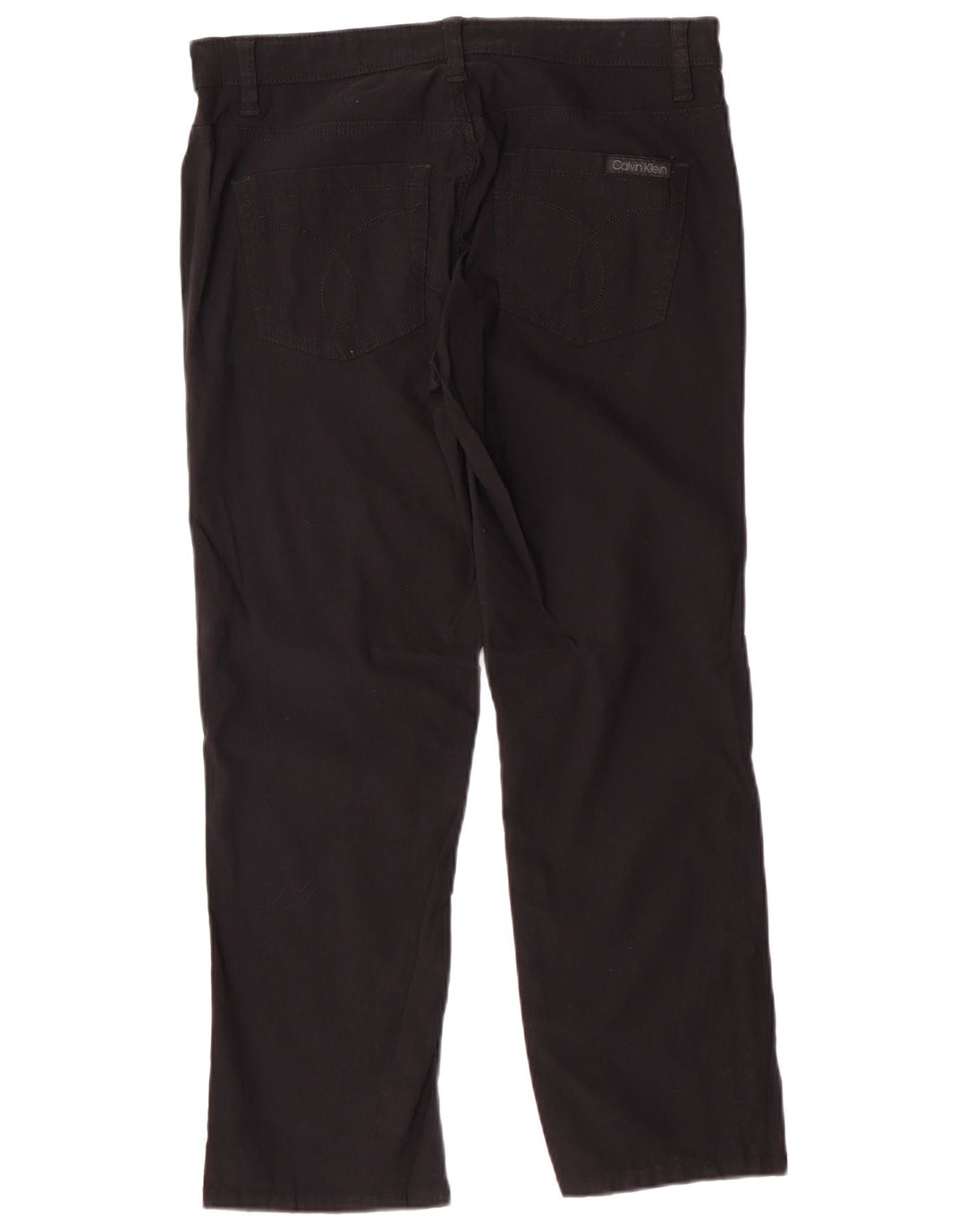 Calvin Klein Jeans Pantalones casuales para mujer US 6 Small W32 L26 Negro Clásico