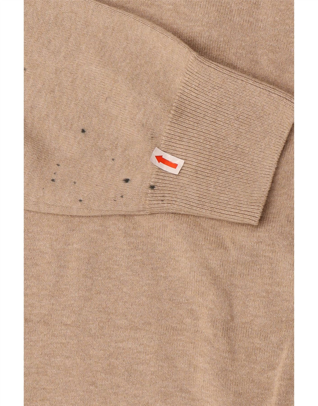 Marks & Spencer Jersey de Cuello Redondo para Hombre de algodón Beige Medio