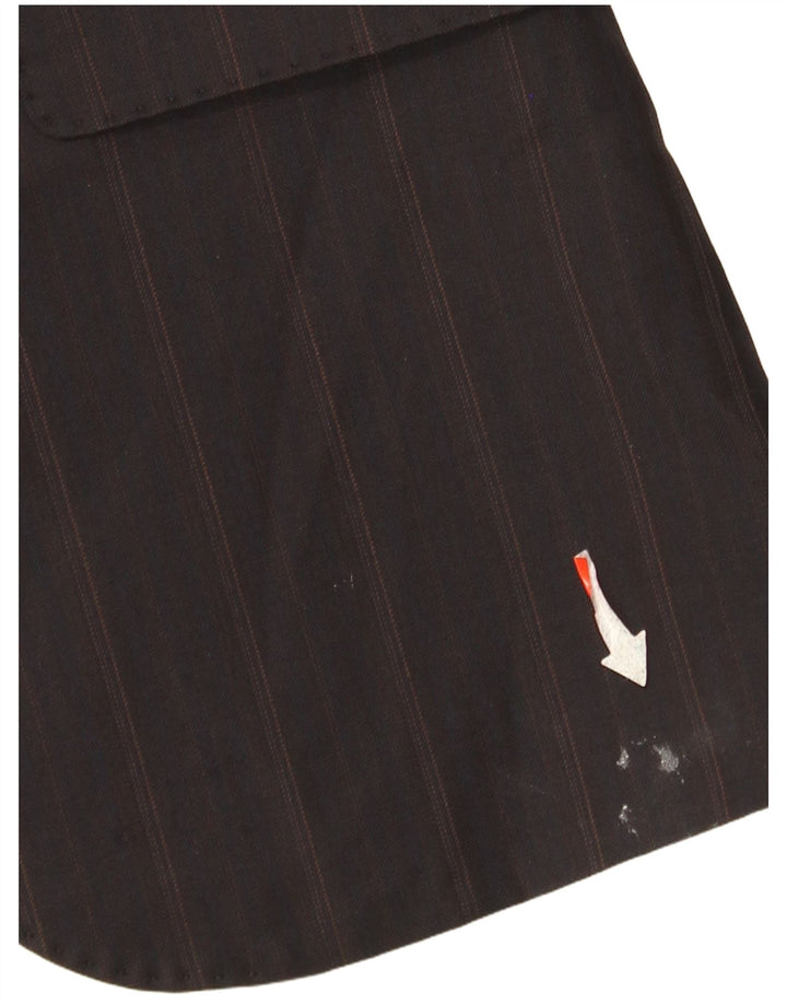 Massimo Dutti Chaqueta Blazer De 2 Botones Mujer EU 36 XS Lana Rayas Negras