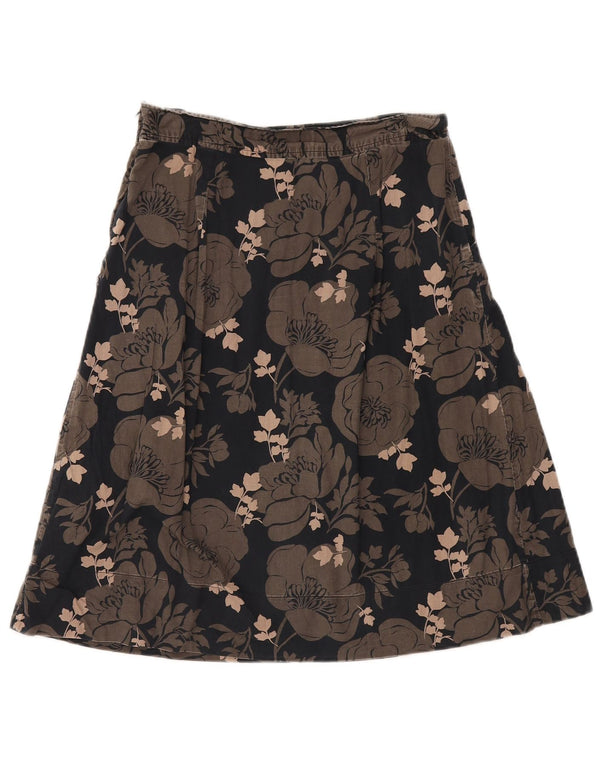 Falda acampanada Boden para mujer UK 40 Medium W29 Azul marino Floral
