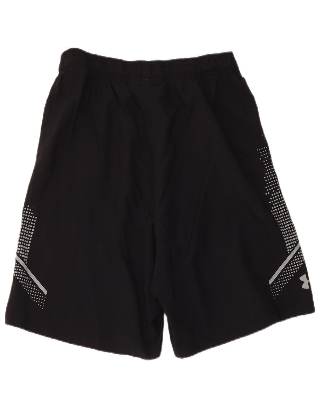 UNDER ARMOUR Pantalones cortos deportivos Heat Gear para hombre, tamaño mediano, negro, geométrico