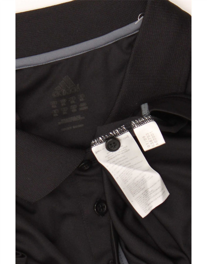 Polo Adidas Hombre 2XL Poliéster Negro