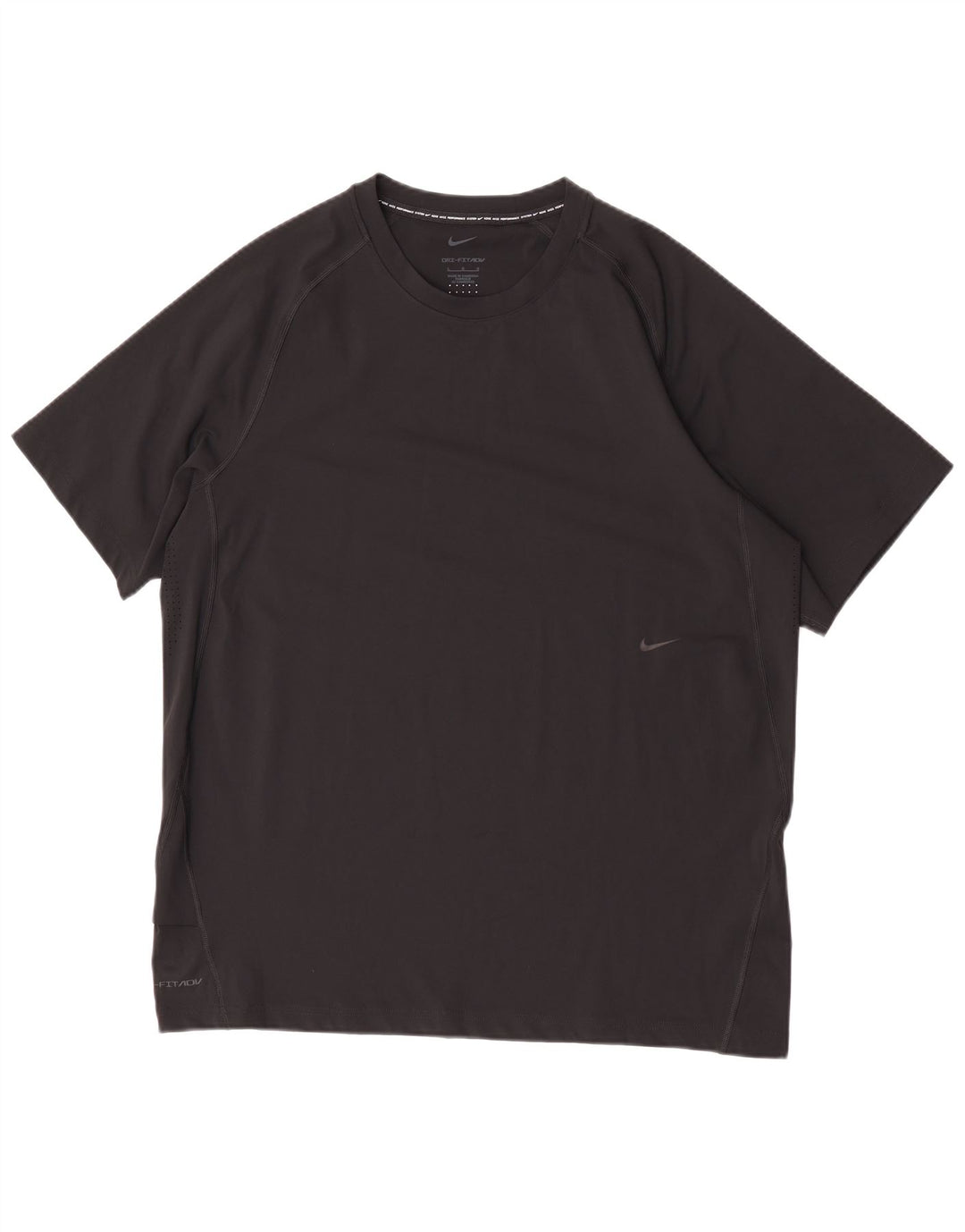 Nike - Camiseta Dri Fit para hombre, talla grande, poliéster negro