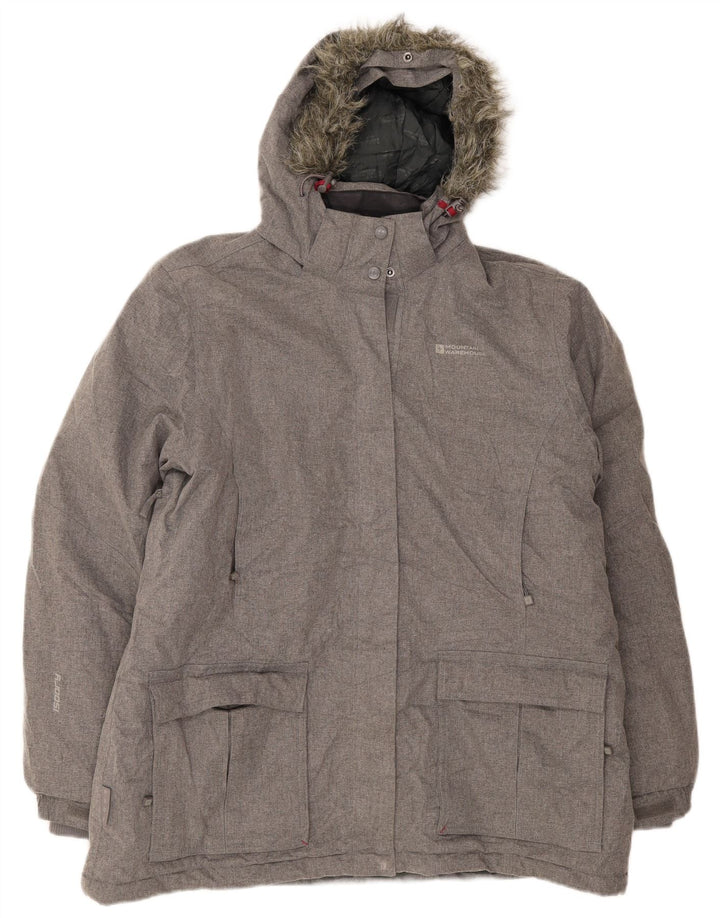 Chaqueta cortavientos con capucha para mujer Mountain Warehouse UK 20 2XL Gris