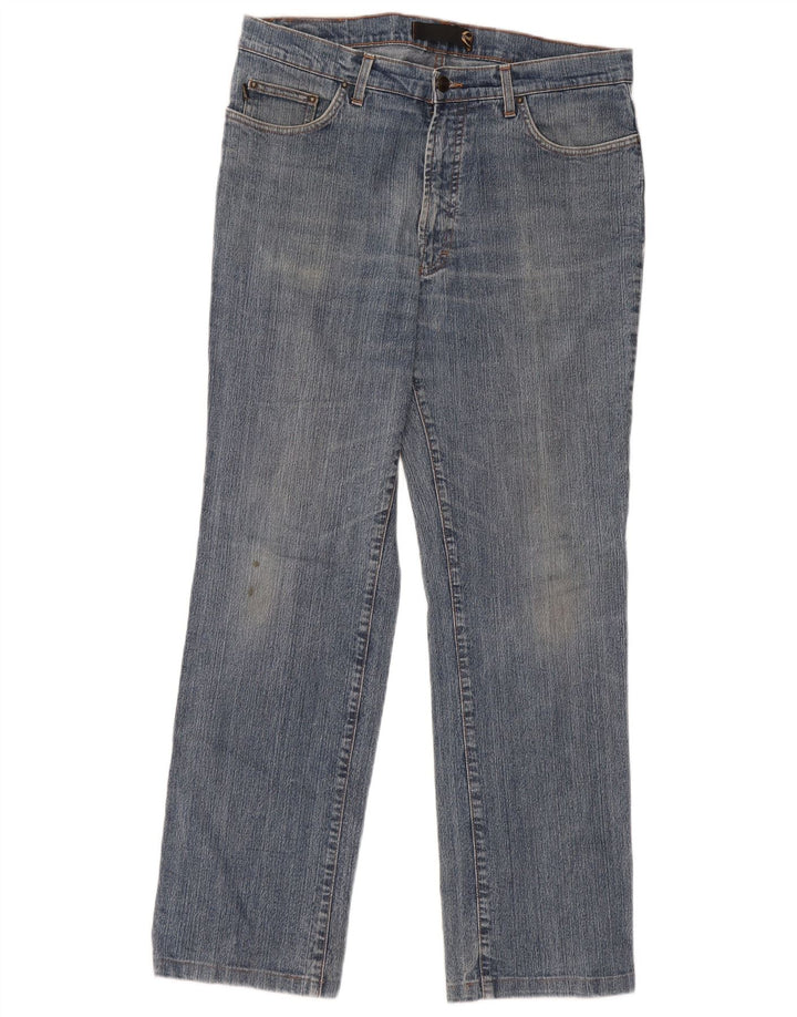 JUST CAVALLI Mens Straight Jeans W36 L30 Blue Cotton