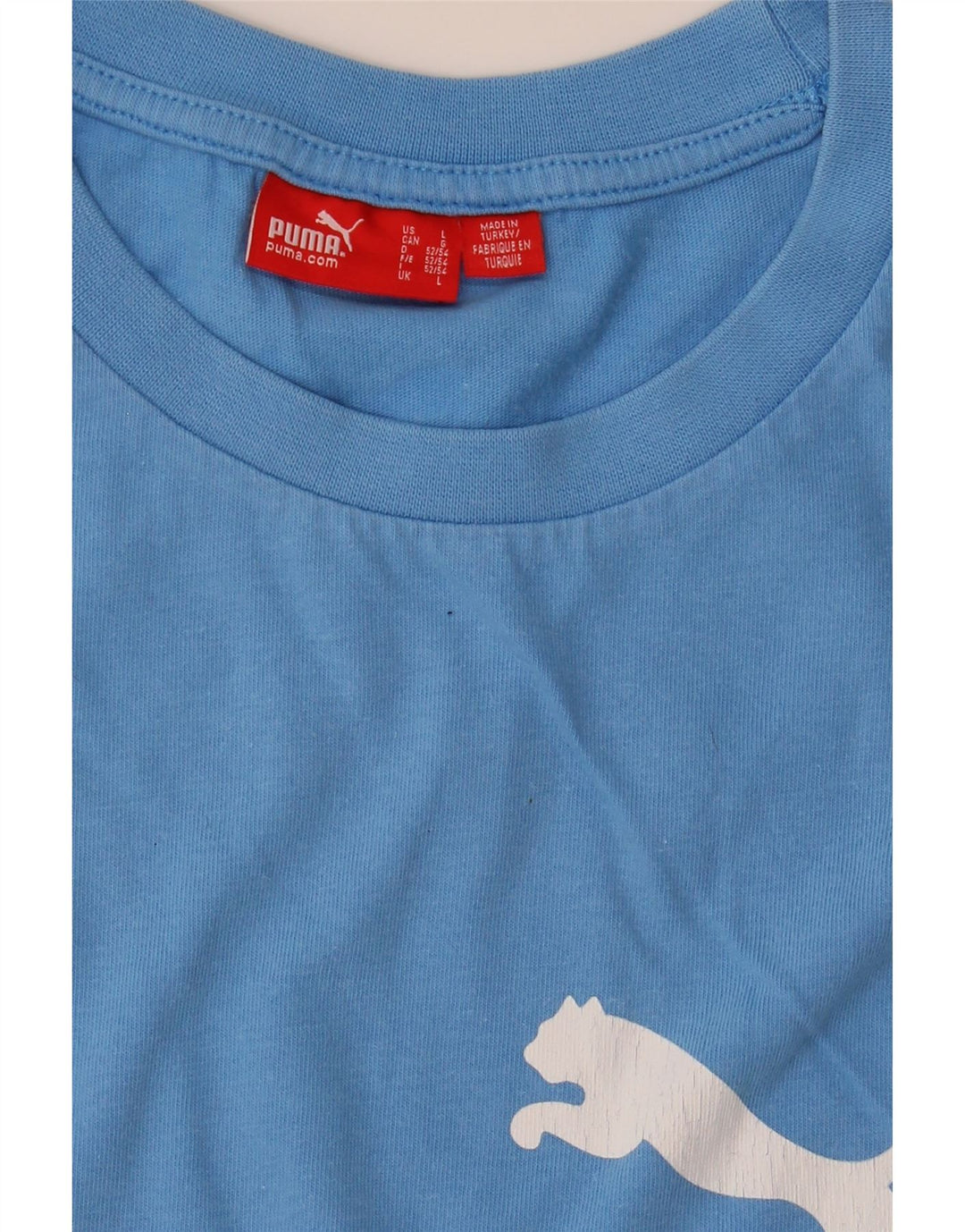 PUMA Camiseta sin mangas con gráfico para hombre, talla grande, azul