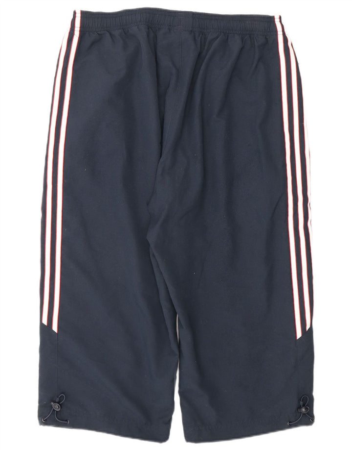 Adidas Bermudas Deportivas para Hombre Pantalones Cortos Medianos Azul Marino Poliéster