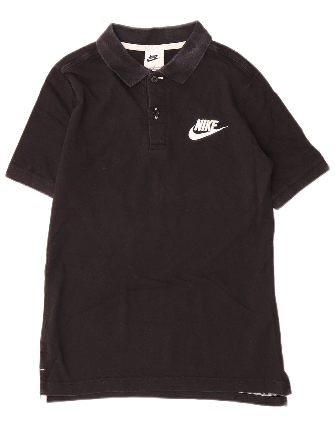 Nike Polo para niños 12-13 años Grande Negro Algodón