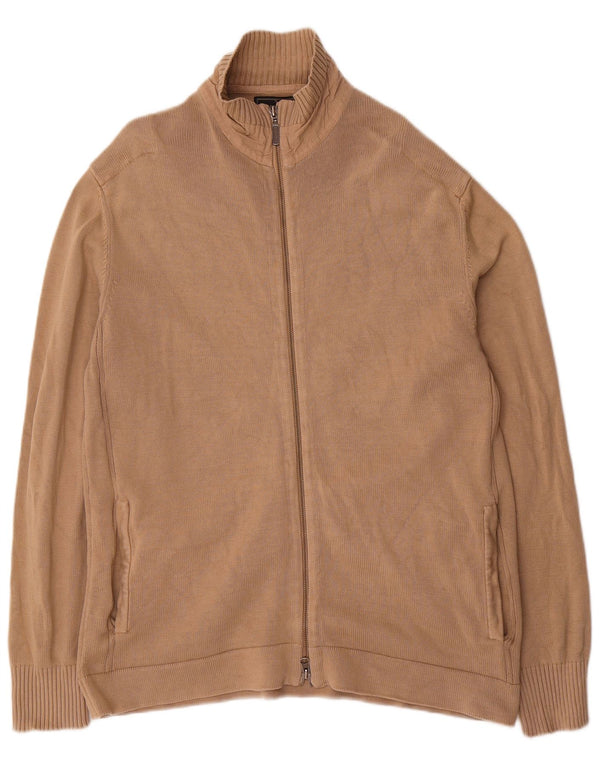 Marlboro Classics - Cárdigan para hombre, talla 2XL, algodón beige