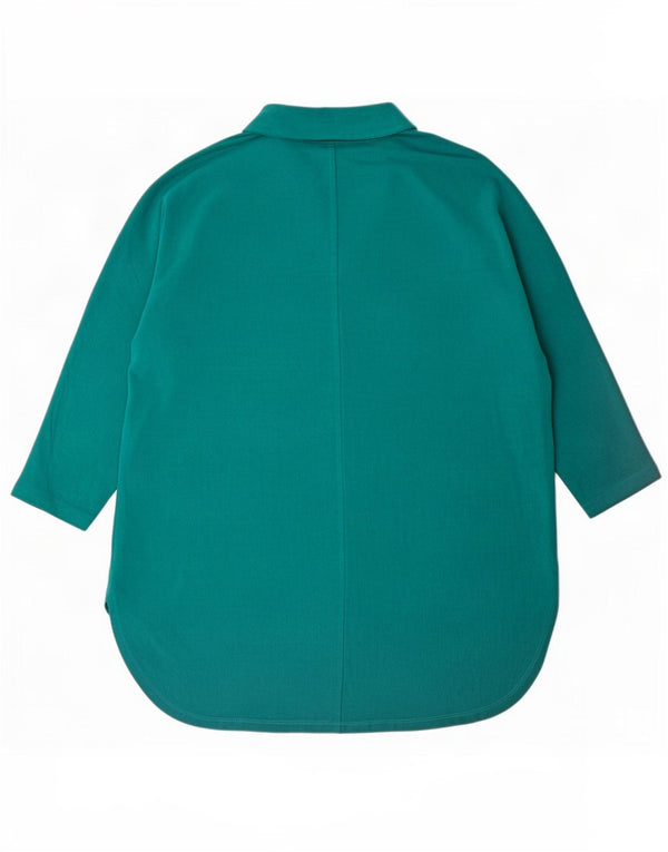 Phase Eight Top tipo túnica extragrande de manga 3/4 para mujer UK 8 Small Turquesa