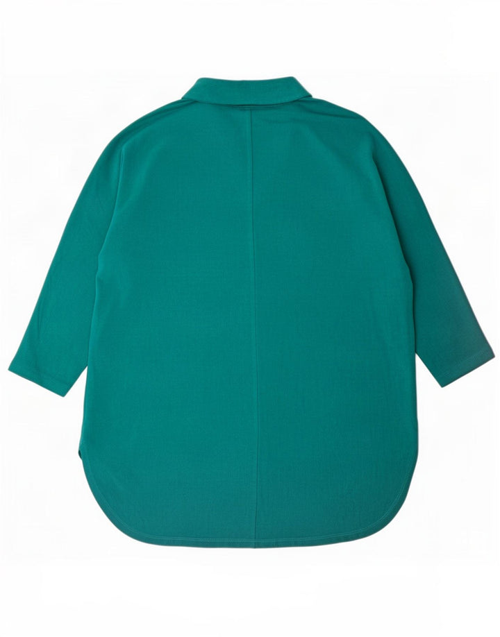 Phase Eight Top tipo túnica extragrande de manga 3/4 para mujer UK 8 Small Turquesa