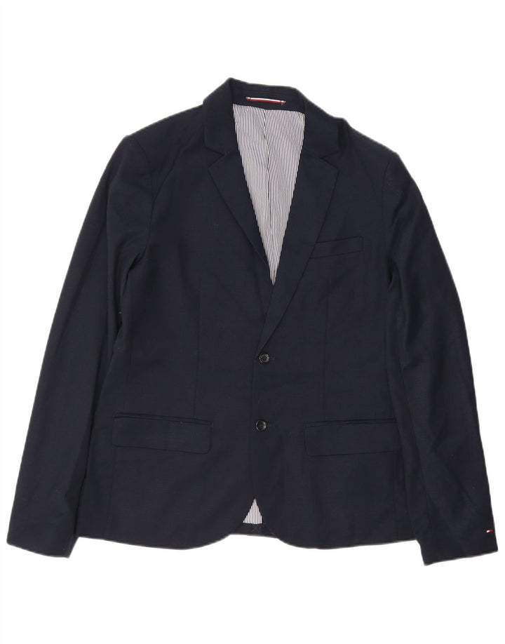 Tommy Hilfiger Chaqueta tipo blazer de 2 botones para niño 15-16 años Azul marino Poliéster