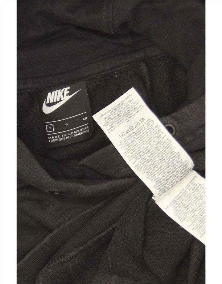 Nike - Sudadera con capucha para hombre, talla pequeña, algodón negro