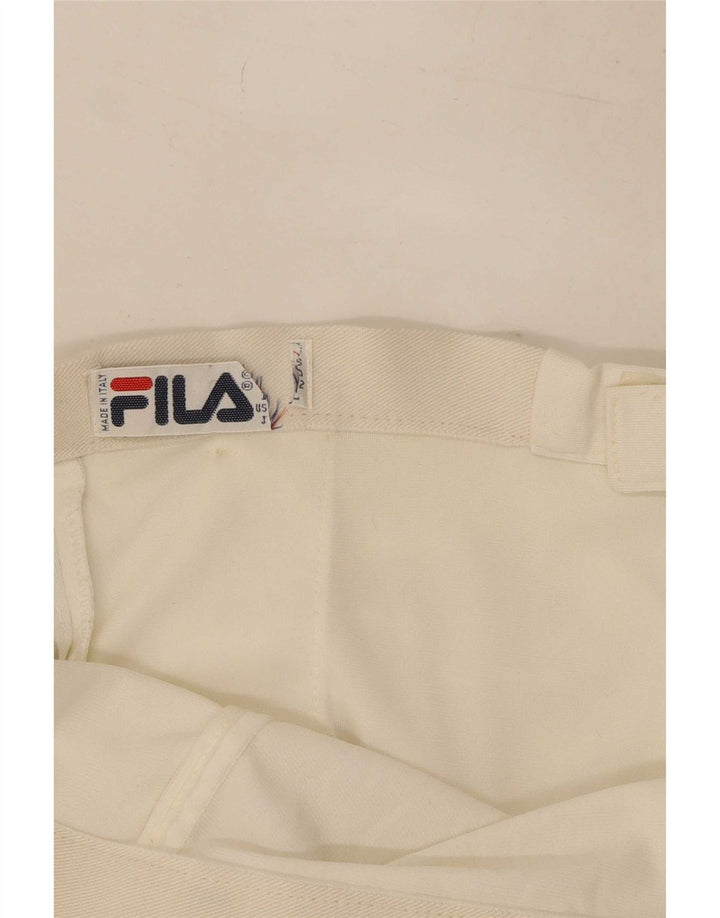 Fila Shorts Casuales Para Mujer Grande W32 Blanco Roto