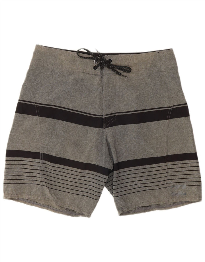 Bañador Billabong Hombre Poliéster Rayas Gris Medio