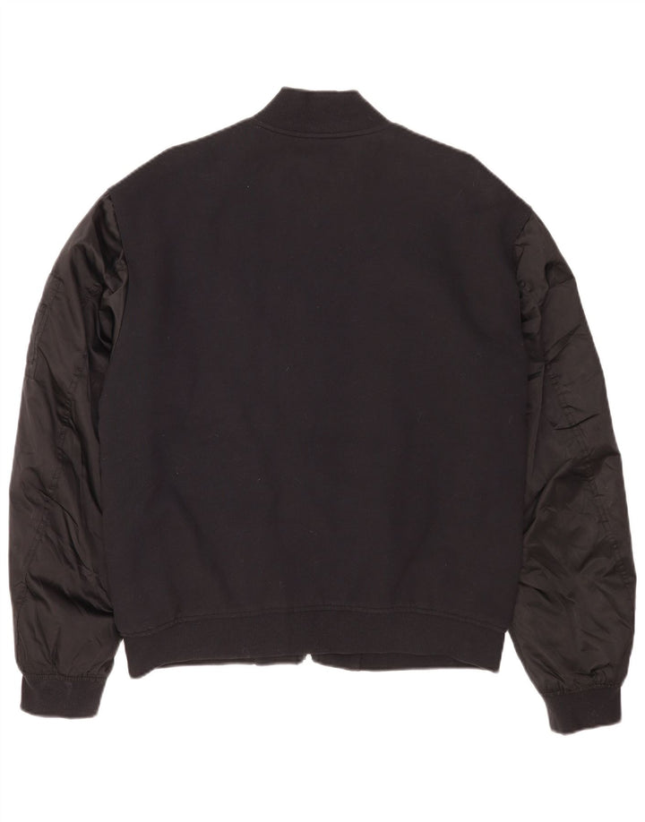 Calvin Klein Jeans Chaqueta Bomber para Hombre UK 40 Grande Algodón Negro