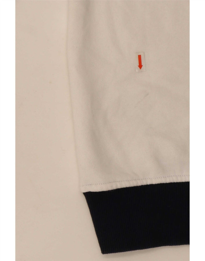 Tommy Hilfiger Sudadera Con Estampado Gráfico Jumper Medium Blanco Colorblock