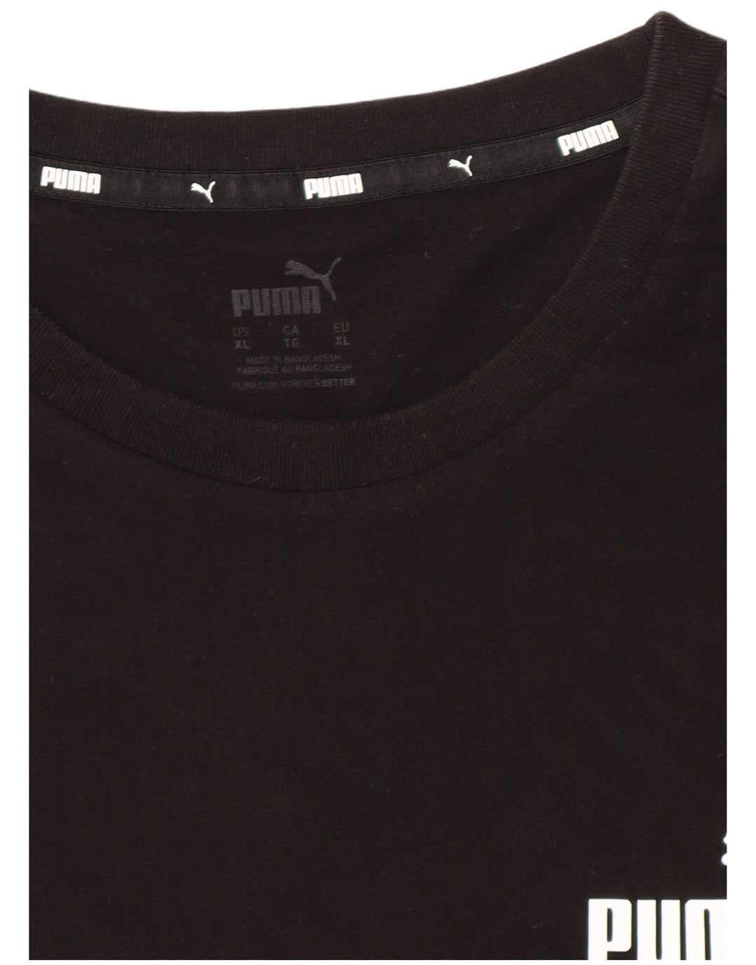 Puma Camiseta gráfica para hombre Top XL Negro