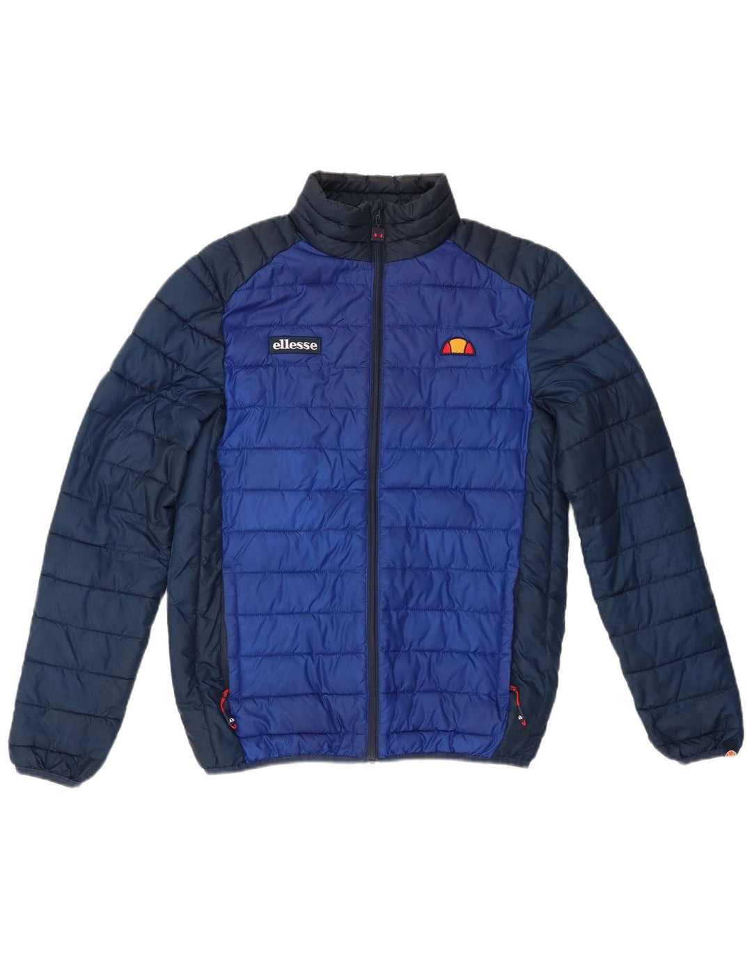 Ellesse Chaqueta acolchada para hombre ES 36 Small Azul Colorblock Poliéster
