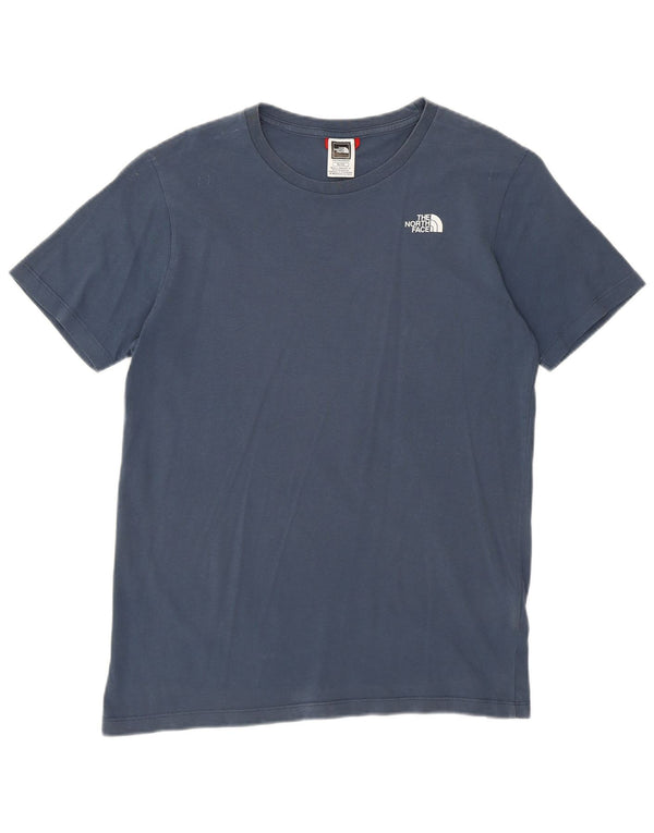 The North Face Boys T-Shirt Top 14-15 Years XL Navy Blue Cotton