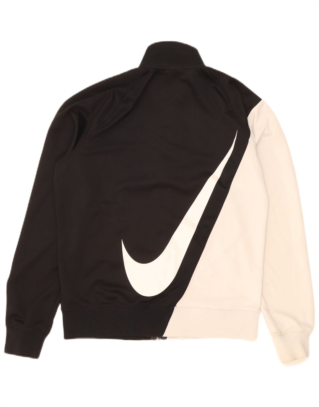 NIKE Hombre Graphic Chándal Top Chaqueta Pequeña Negro Colorblock Poliéster
