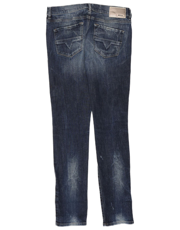 DIESEL Vaqueros rectos superslim HI-VY para mujer W32 L29 Azul