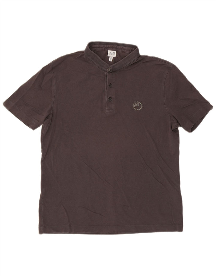 Armani Polo Hombre XL Algodón Gris
