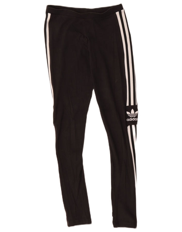 Adidas Leggings gráficos para mujer UK 6 XS Algodón negro