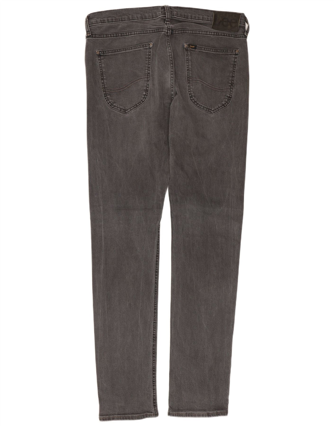 LEE Hombre Luke Slim Jeans W33 L34 Algodón Gris