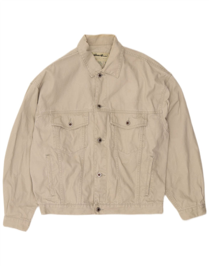 EDDIE BAUER Chaqueta bomber para hombre UK 38 Algodón beige medio