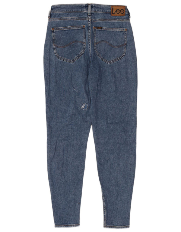 Vaqueros ajustados para mujer LEE W30 L31 Algodón azul