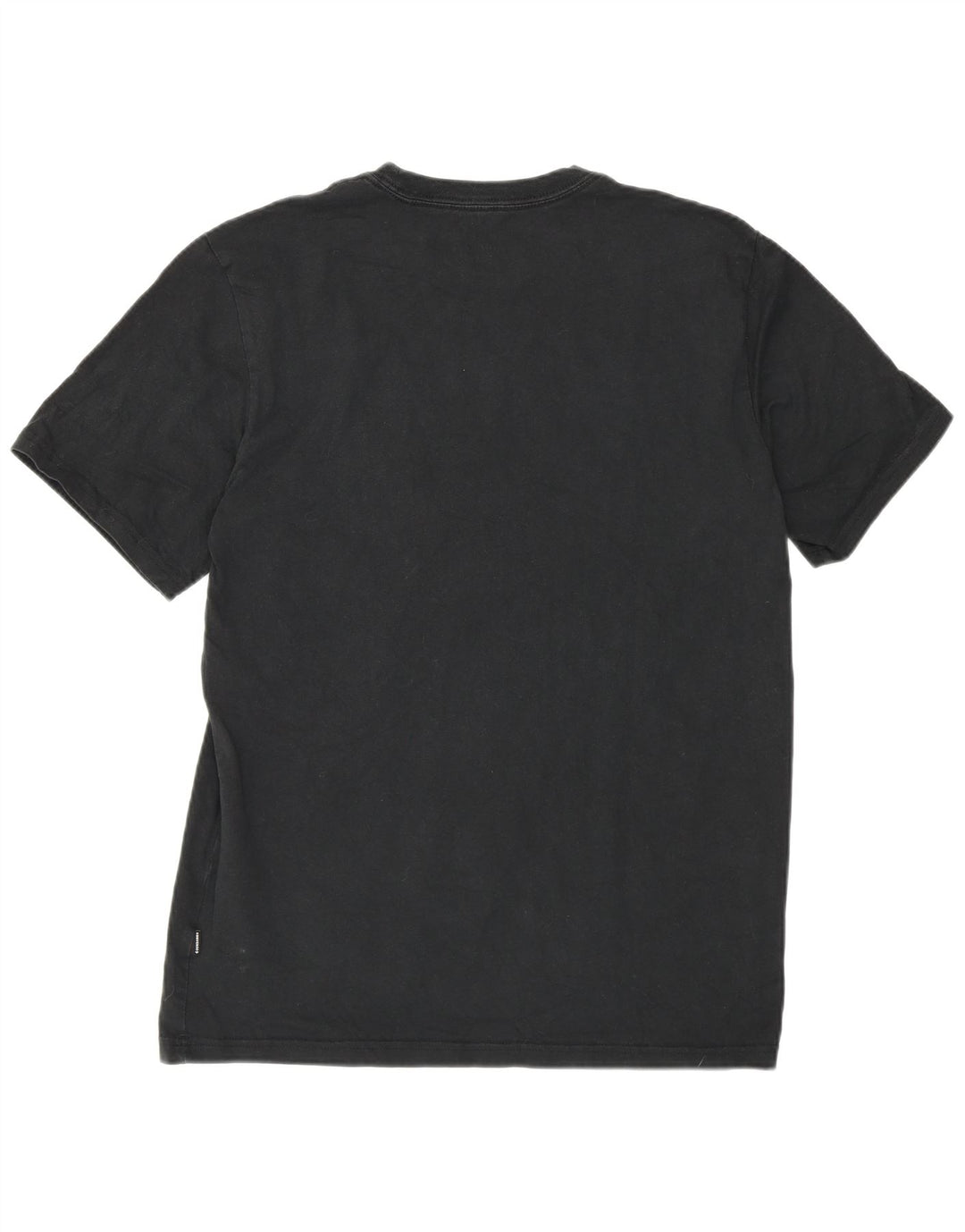 Converse - Camiseta gráfica para hombre, parte superior mediana de algodón negro