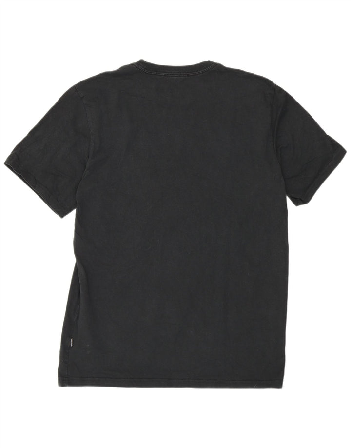 Converse - Camiseta gráfica para hombre, parte superior mediana de algodón negro