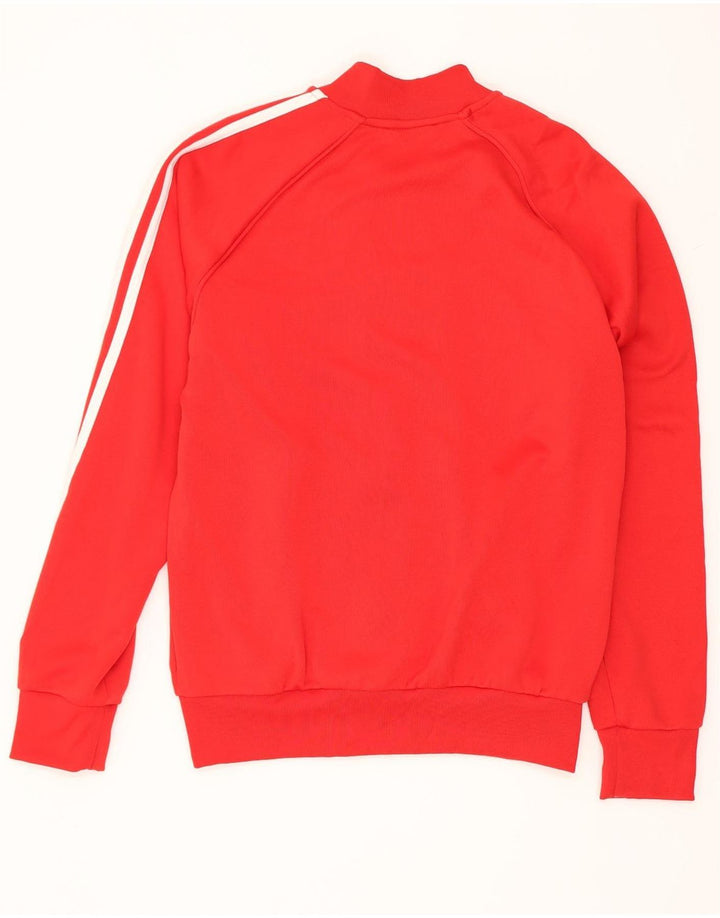 Adidas Hombre Chándal Top Chaqueta Mediano Rojo Poliéster