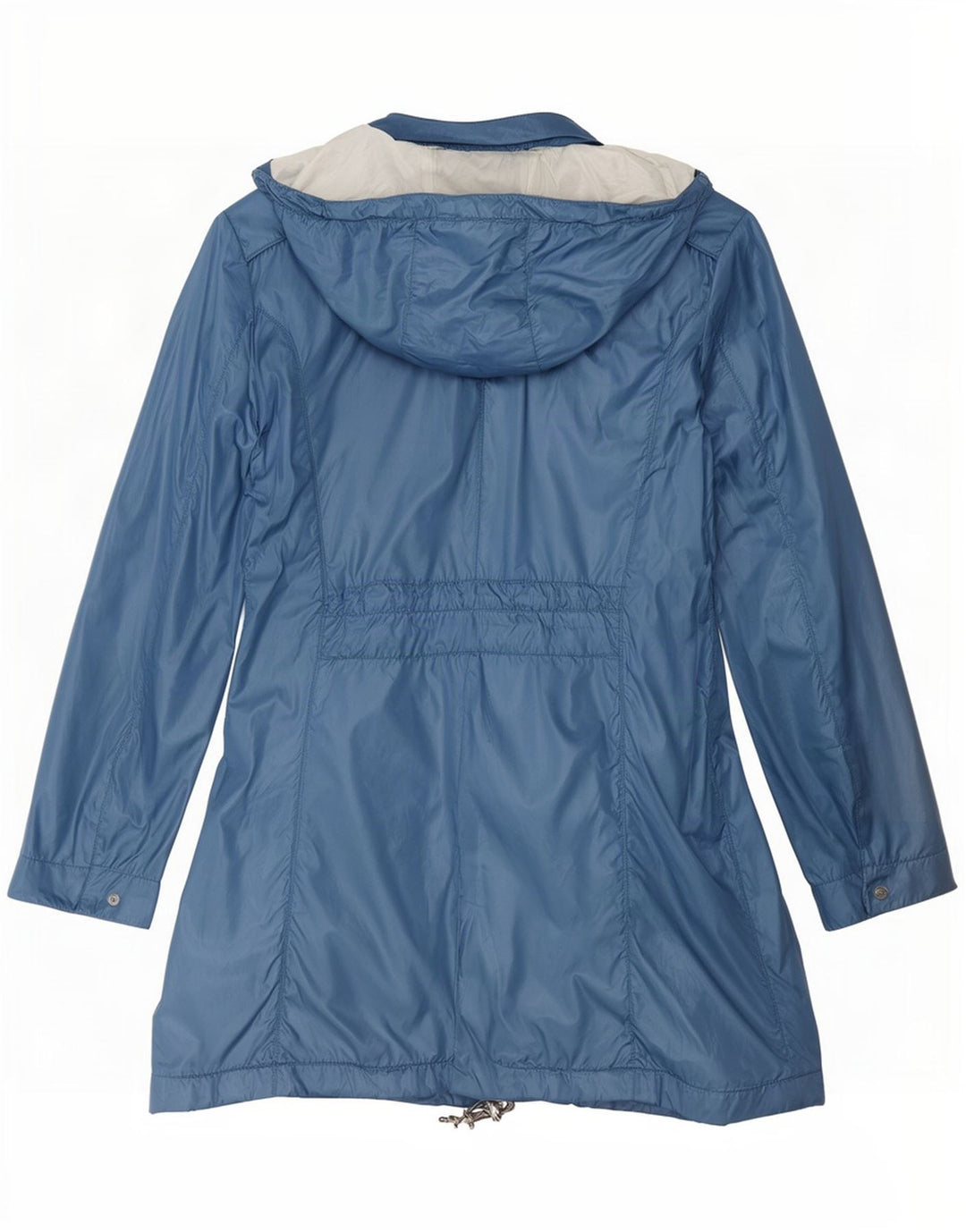 PEUTEREY Chubasquero con capucha para mujer IT 46 Azul grande