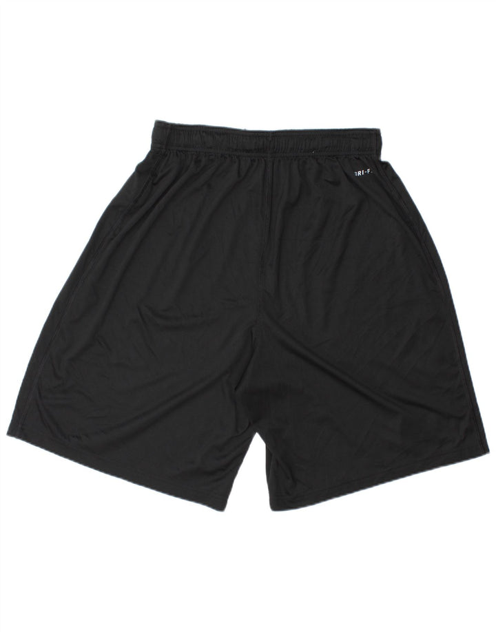 Nike Dri Fit Graphic - Pantalones cortos deportivos para hombre (poliéster), color negro