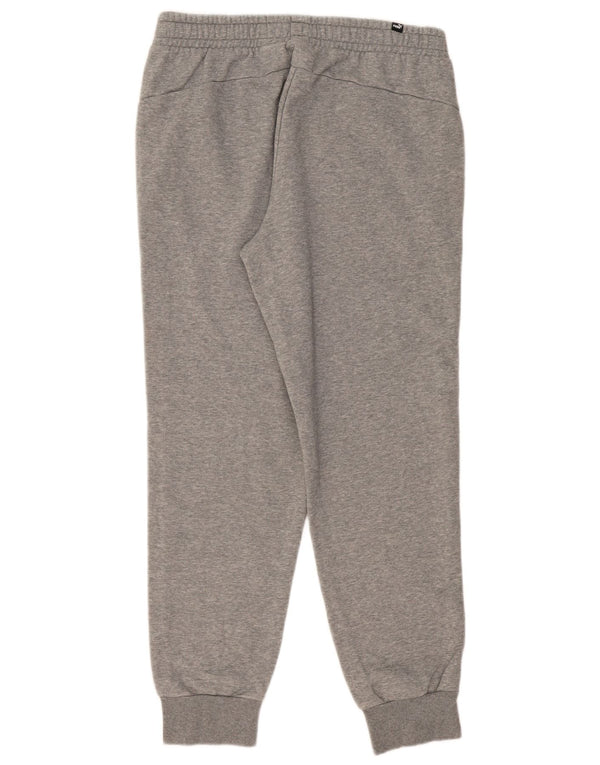 PUMA Pantalón de chándal para hombre Joggers Large Grey Moteado de algodón