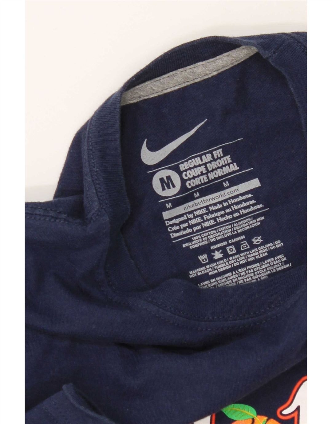 Camiseta Nike Florida de ajuste regular con gráfico para hombre, talla mediana, azul marino