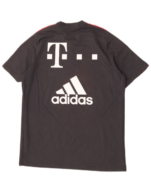 Adidas Hombre Aeroready Graphic Camiseta Top Grande Gris Algodón