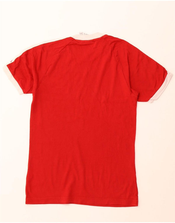 ADIDAS Camiseta Hombre Top XS Rojo Algodón