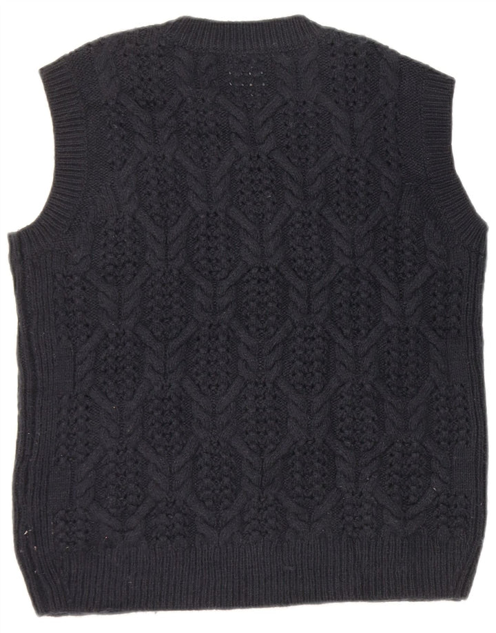 Marks & Spencer - Camiseta sin mangas para mujer, talla 40, tamaño mediano, azul marino, acrílico