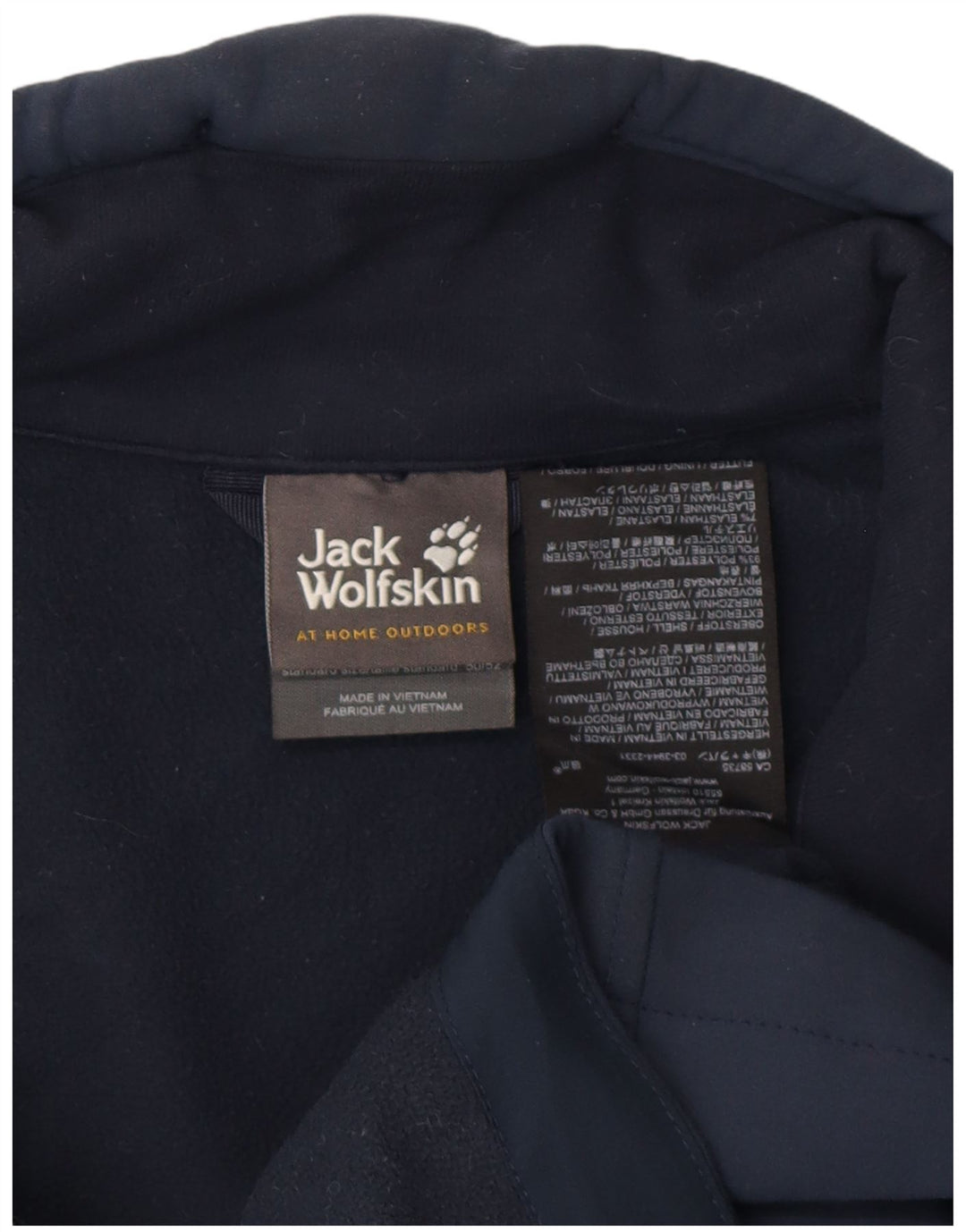 Jack Wolfskin Chaqueta cortavientos para hombre UK 40 Grande Azul marino Poliéster