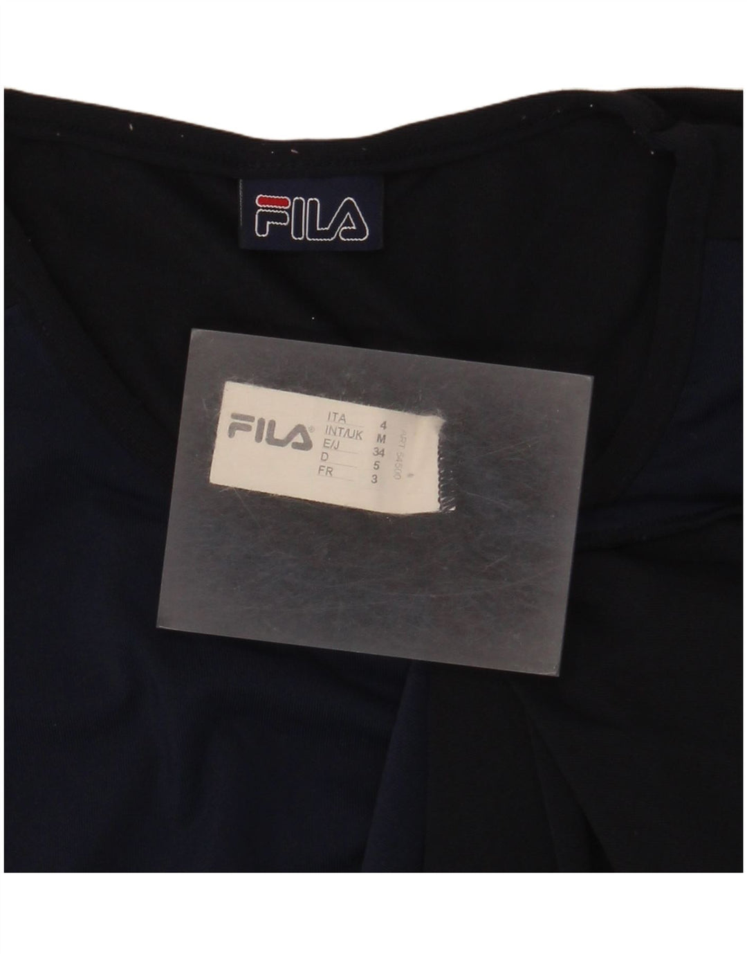 Fila Camiseta Mujer Top UK 12 Medium Azul Marino Poliamida