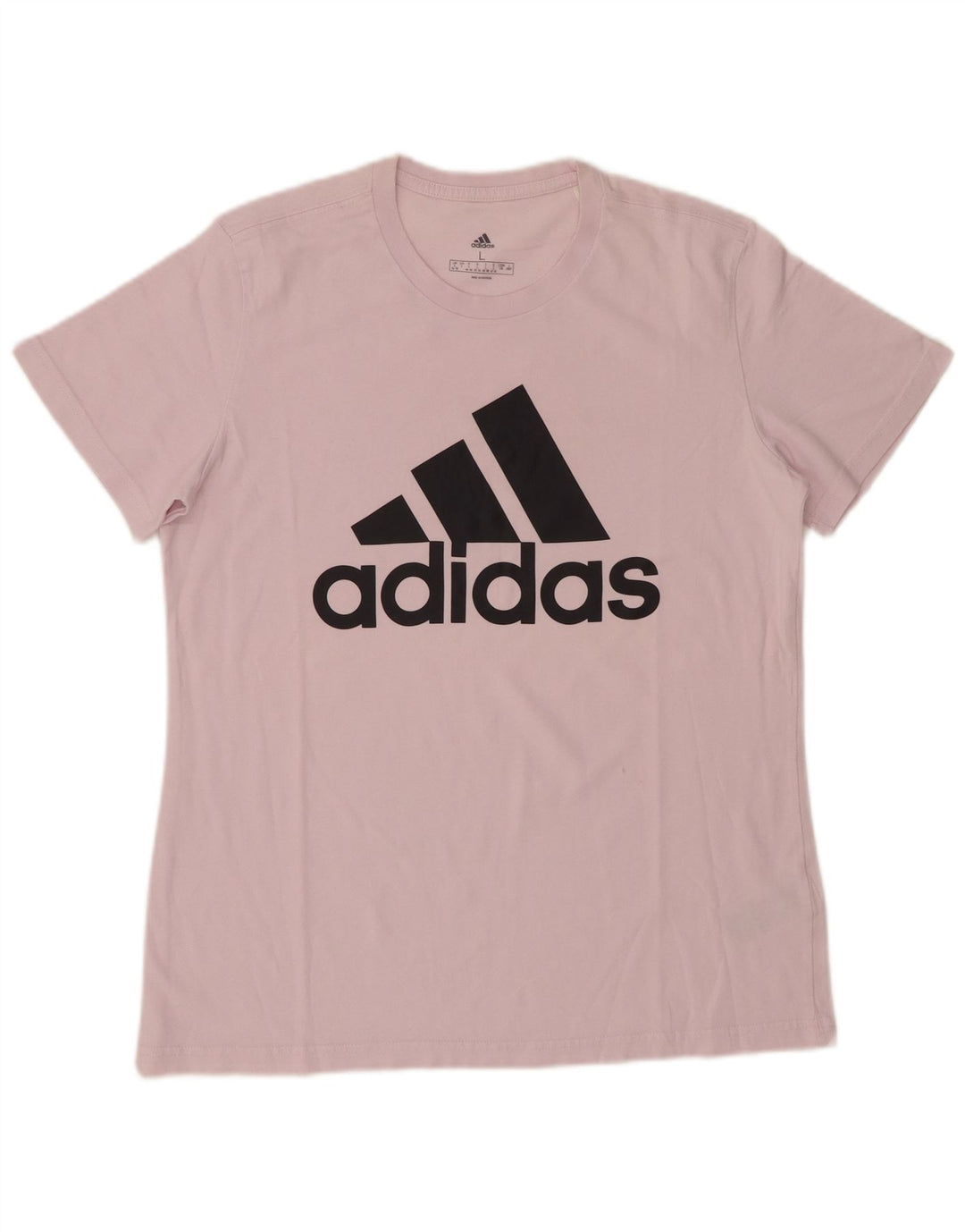 ADIDAS Camiseta gráfica para mujer Top UK 16/18 Grande Rosa Algodón