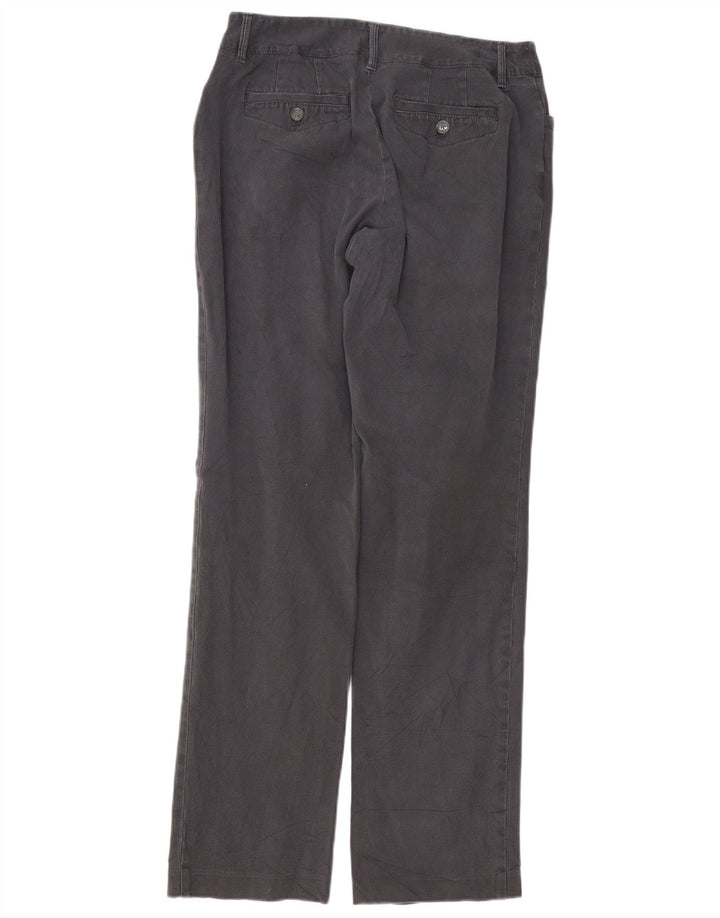 EDDIE BAUER Pantalones casuales rectos para mujer US 8 Medium W28 L32 Gris