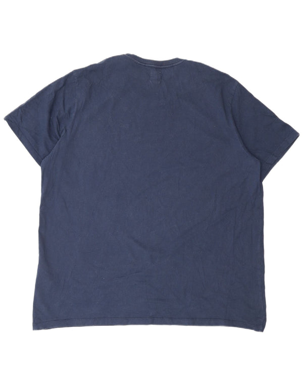 Levi's Camiseta estándar para hombre Top 2XL Azul marino Algodón