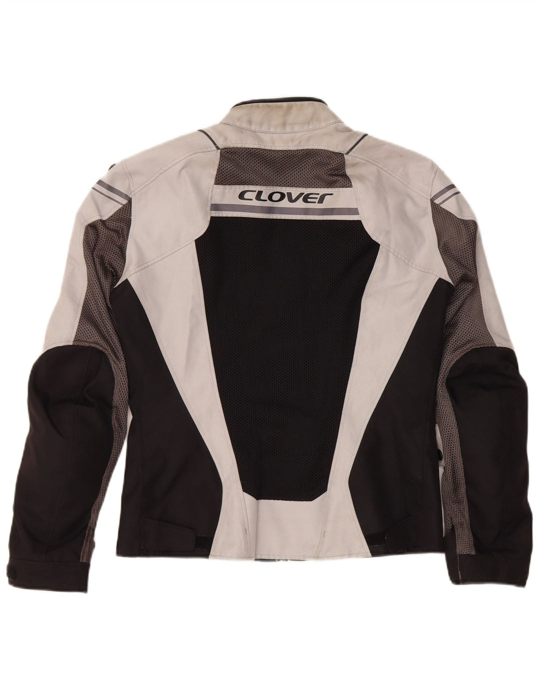 Clover Mujer Graphic Racer Jacket UK 6 XS Multicolor Colorblock