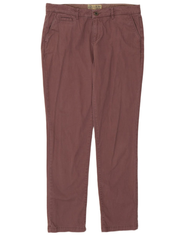 Pantalones chinos ajustados para mujer de Fat Face UK 40 Large W34 L31 Algodón morado