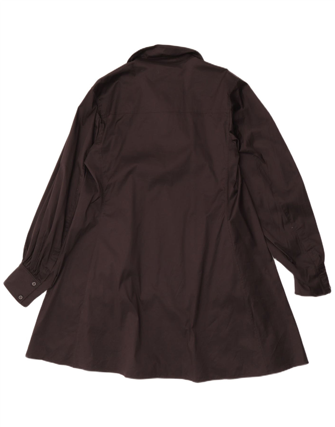 Cos Vestido acampanado de manga larga para mujer EU 44 Algodón negro mediano
