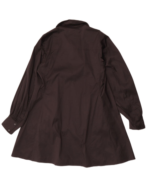Cos Vestido acampanado de manga larga para mujer EU 44 Algodón negro mediano